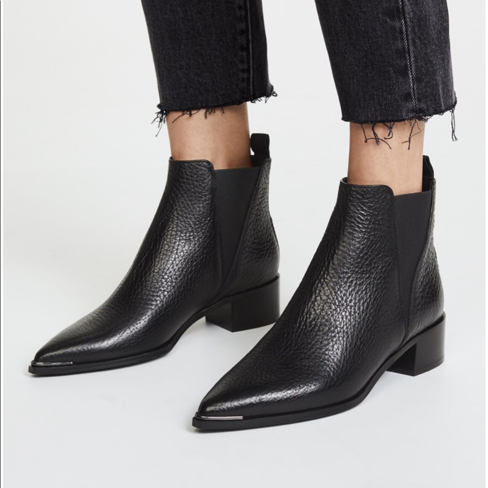 Acne Jensen Boots - Black Grain 39